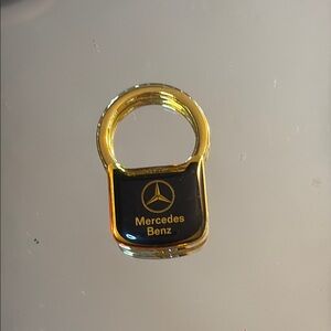 Mercedes-Benz Gold Keychain